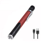 B35 XPG+LED Mini Pen Light Three Light Sources Convenient Flashlights, B35 (Grey), B35 (Red)