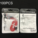 100PCS XC-0014 USB Data Cable Packaging Bags Pearl Light Ziplock Bag, Size:, 9x16cm (Blue), 9x16cm (Light Green), 9x16cm (Red), 9x16cm (Gold), 9x16cm (Black), 10.5x15cm (Blue), 10.5x15cm (Light Green), 10.5x15cm (Red), 10.5x15cm (Gold), 10.5x15cm (Blac... 10.5x15cm (Black)