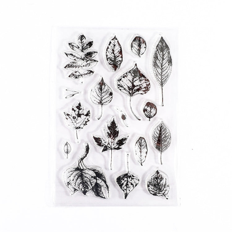 5 PCS Vintage Botanical Arrangement Handbook Clear Silicone Stamp