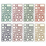 1 Sets Handbook DIY Vintage Text Sticker Material Pack Tag