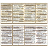 1 Sets Handbook DIY Vintage Text Sticker Material Pack Brown