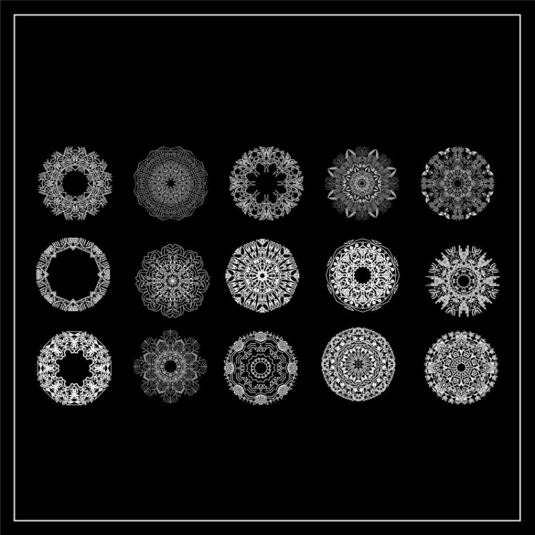 1 Sets Sun Moon Stars Vintage Lace Children Handbook Material The Stars Are Dotted