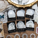 1 Sets Sun Moon Stars Vintage Lace Children Handbook Material