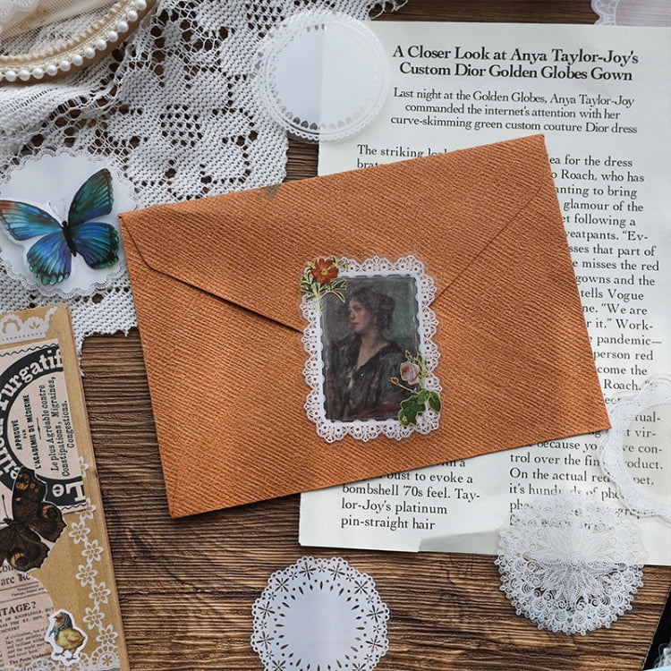 1 Sets Sun Moon Stars Vintage Lace Children Handbook Material