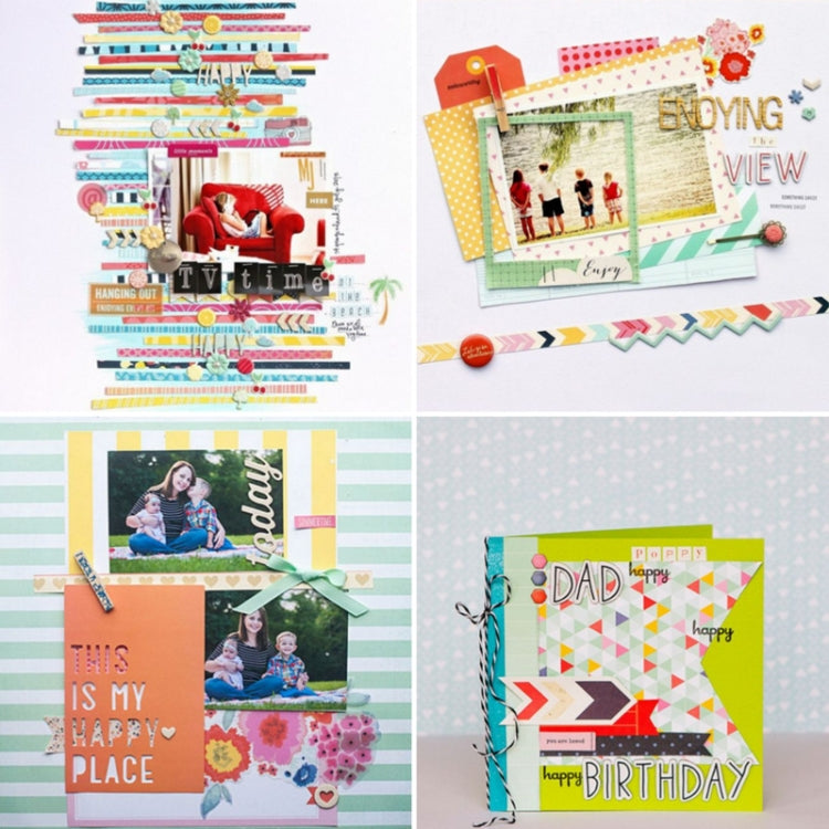 1 Sets PA2022 DIY Album Clipboard Handbook Card Background Paper, Size: 6 inch, PA2022