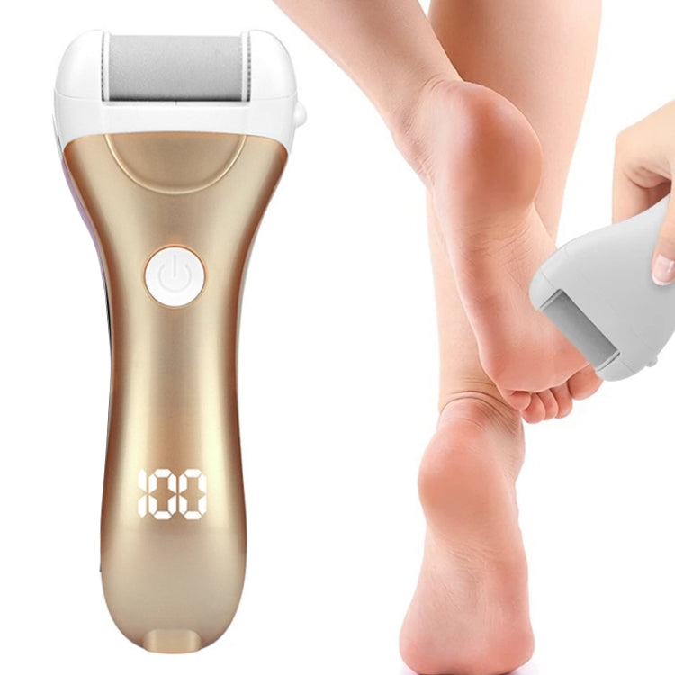 Electric Foot Grinder Digital Display USB Pedicure Peeling, Pink, Gold, Green