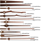 Quartz Clock Dial Repair Kit DIY Wall Clock Parts,Spec:, 4 Movements+4 Sets Needles, Movement+S01 Wooden Needle, Movement+S02 Wooden Needle, Movement+S03 Wooden Needle, Movement+S04 Wooden Needle