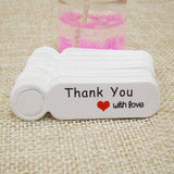 100pcs /Set Small Retro Baking Label DIY Jewelry Price Tag Bookmark Gift Card, Thankyou Cowhide, Handmade White, Thankyou White, Handmade Cowhide, Price Cowhide, Price White