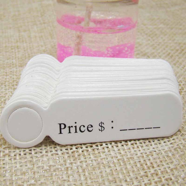 100pcs /Set Small Retro Baking Label DIY Jewelry Price Tag Bookmark Gift Card, Thankyou Cowhide, Handmade White, Thankyou White, Handmade Cowhide, Price Cowhide, Price White