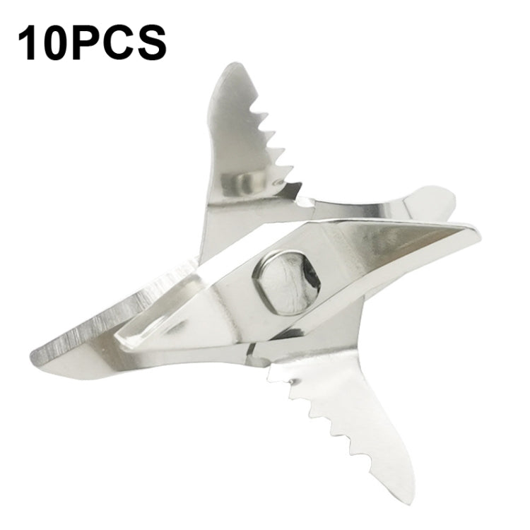 10 PCS CA-AD540 Portable Electric Juice Cup Six-blade Teeth Blade, Six Leaf With Teeth Six Leaf With Teeth