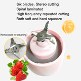 10 PCS CA-AD540 Portable Electric Juice Cup Six-blade Teeth Blade, Six Leaf With Teeth