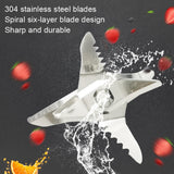 10 PCS CA-AD540 Portable Electric Juice Cup Six-blade Teeth Blade, Six Leaf With Teeth