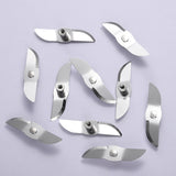 50 PCS CA-M239 Portable Fruit Juicer Blade Semi-Circle Straight 304 Stainless Steel Stirring Knife, Semi-Circle Straight