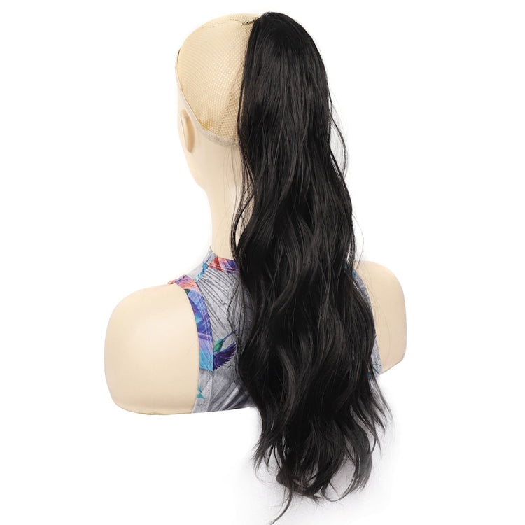 P96 Clip-On Wig Long Ponytail Water Ripple Long Curly Wig