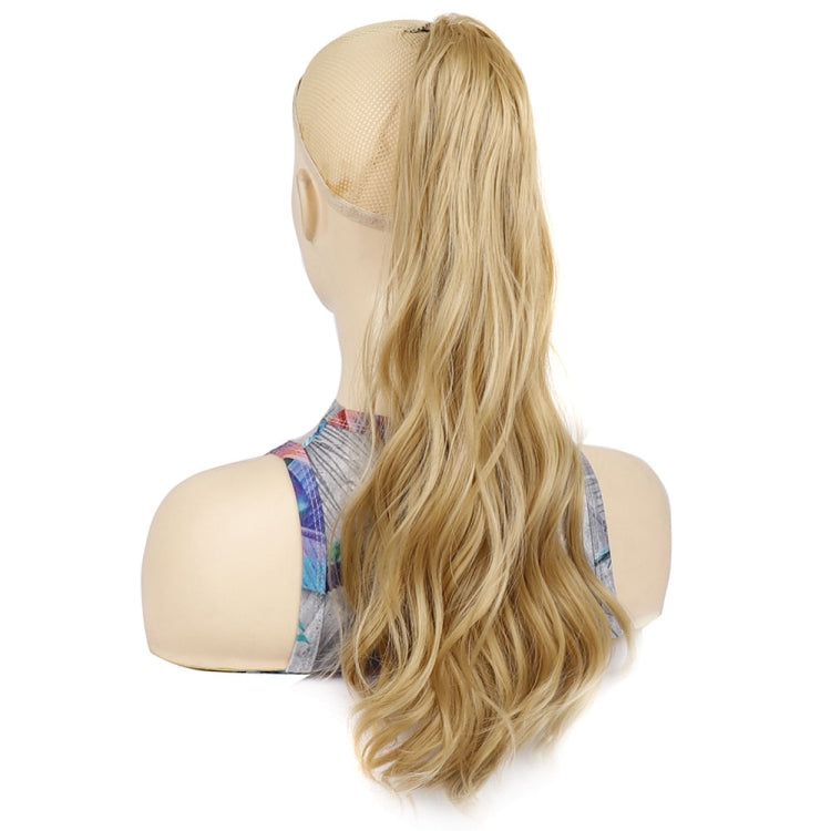 P96 Clip-On Wig Long Ponytail Water Ripple Long Curly Wig