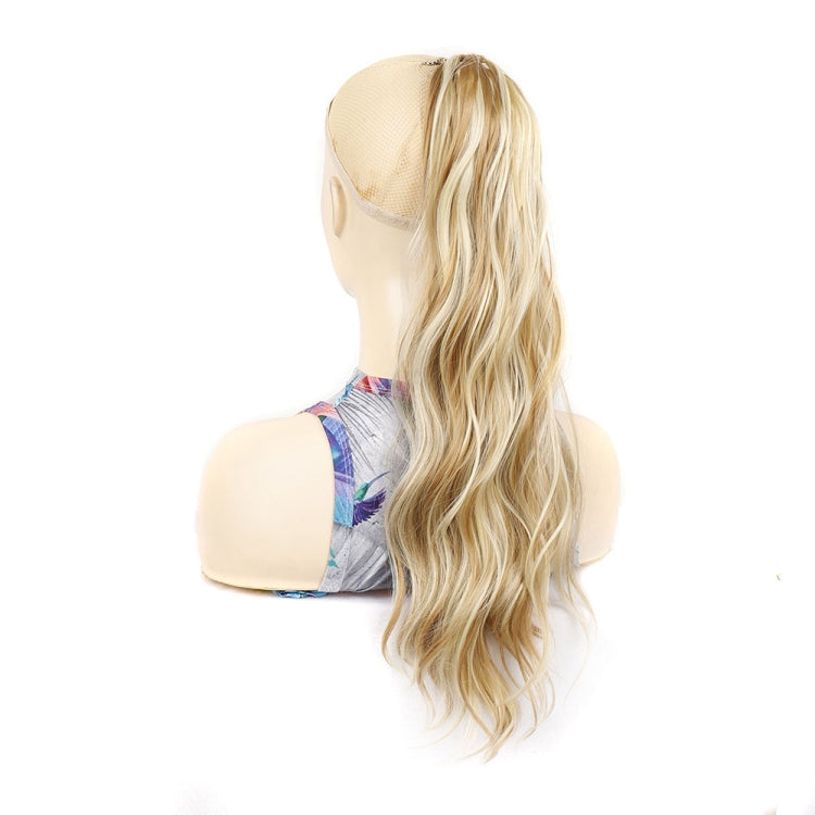 P96 Clip-On Wig Long Ponytail Water Ripple Long Curly Wig