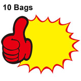 10 bags 25x19cm Explosion Sticker Product Price Tag Supermarket Price Label, WM-001, WM-002, WM-003, WM-005, WM-006, WM-007, WM-008, WM-009, WM-010, WM-011, WM-012, WM-013, XD-511, XD-520, XD-532, XD-537, XD-541, XD-559