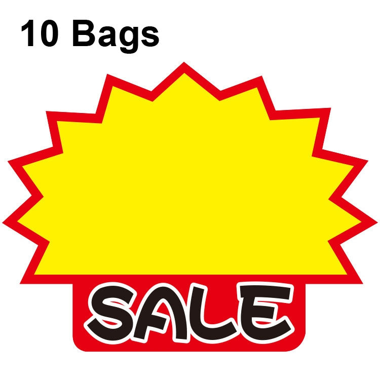 10 bags 21x15cm Explosion Sticker Product Price Tag Supermarket Price Label, WM201, WM202, WM203, WM205, WM206, WM207, WM208, WM209, WM210, WM211, WM212, WM213