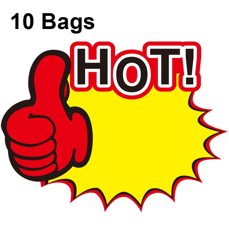 10 bags 21x15cm Explosion Sticker Product Price Tag Supermarket Price Label, WM201, WM202, WM203, WM205, WM206, WM207, WM208, WM209, WM210, WM211, WM212, WM213