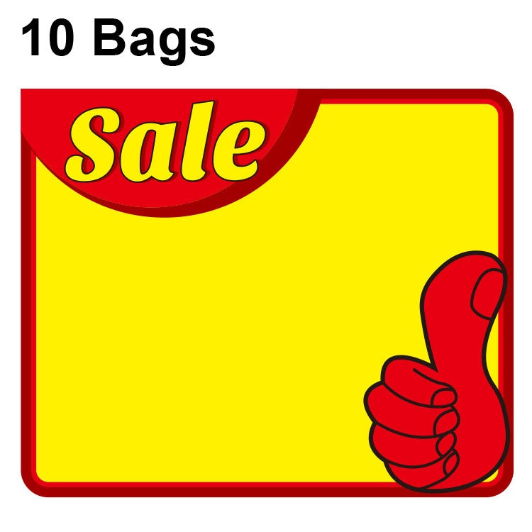 10 bags 21x15cm Explosion Sticker Product Price Tag Supermarket Price Label, WM201, WM202, WM203, WM205, WM206, WM207, WM208, WM209, WM210, WM211, WM212, WM213