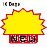 10 bags 9x7cm Explosion Sticker Product Price Tag Supermarket Price Label, WM-301, WM-302, WM-303, WM-305, WM-306, WM-307, WM-308, WM-309, WM-310, WM-311, WM-312, WM-313, WM-314