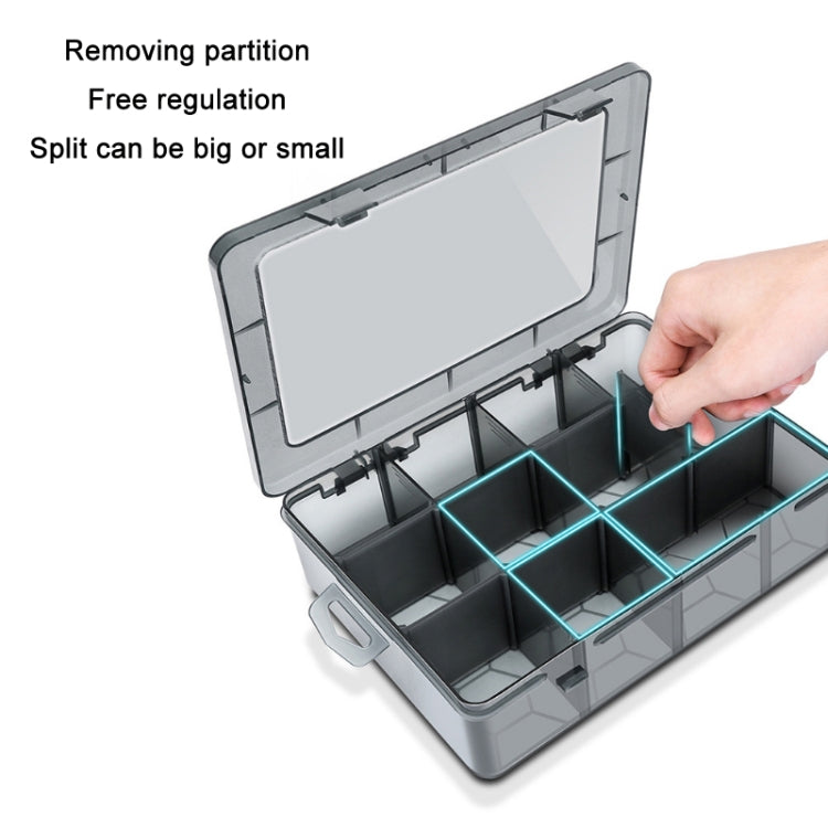 Multi-Compartment Sorted Electronic Parts Organiser, Specifications:, 18 Grid, 9 Grid, 12 Grid, 24 Grid