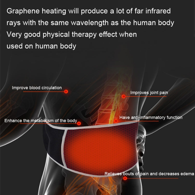 USB 5V Graphene Thermal Physiotherapy Heating Belt, Heating Belt