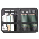 42 In 1 Drawing Painting Sketch Kit with Pencil Erasers Sharpener, 42 In 1