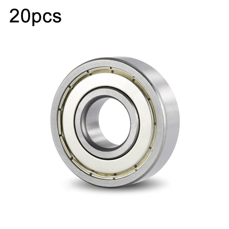 20pcs Miniature Bearings Silent Deep Groove Ball Bearings, 604zz, 605zz, 606zz, 607zz, 608zz, 609zz, 6000zz, 6001zz, 6002zz 6002zz