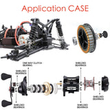 20pcs Miniature Ball Bearings, MR63ZZ Bearing 3x6x2.5mm, MR63 Open Bearing 3x6x2mm