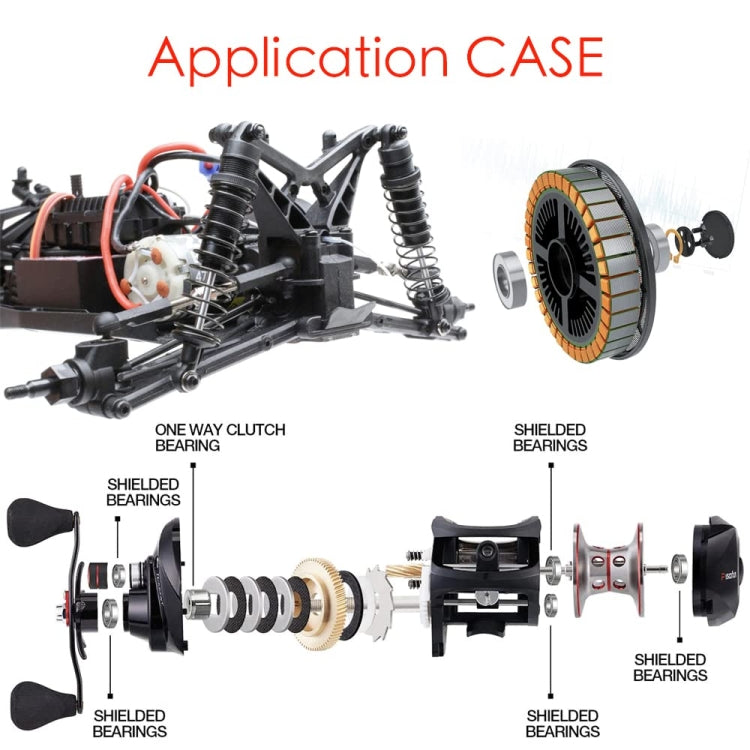 20pcs Miniature Ball Bearings, MR63ZZ Bearing 3x6x2.5mm, MR63 Open Bearing 3x6x2mm