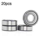 20pcs 15x35x11mm Deep Groove Ball Bearings Motor Car Special Bearing, 6202ZZ 6202ZZ