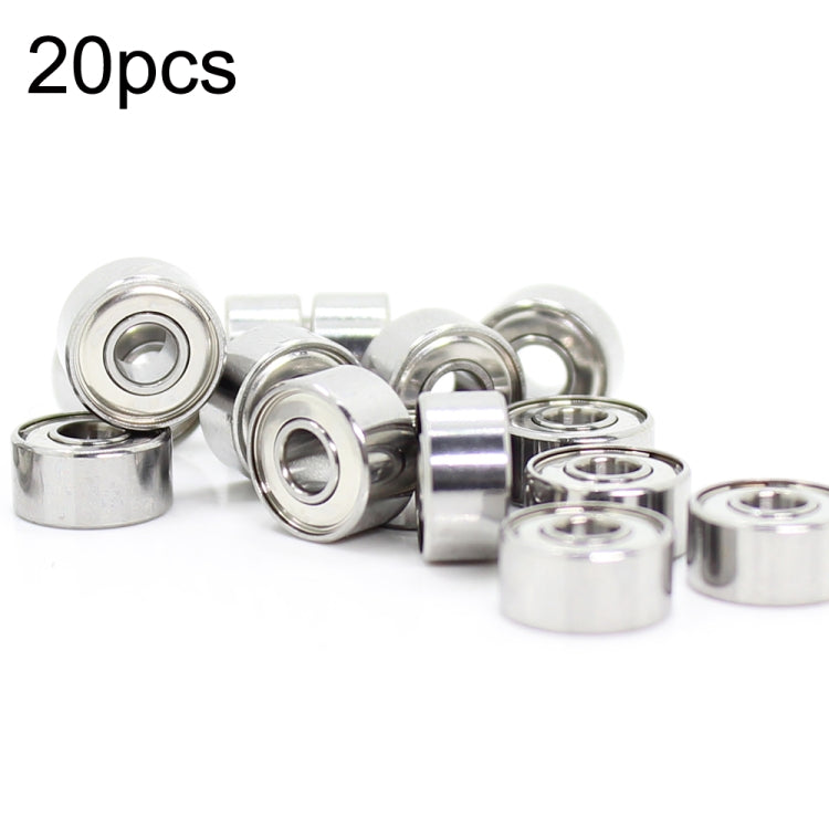 20pcs 3x8x4mm Miniature Bearing Money Dot Machine Motor Air Conditioning Fishing Gear Special Bearing, 693ZZ 693ZZ