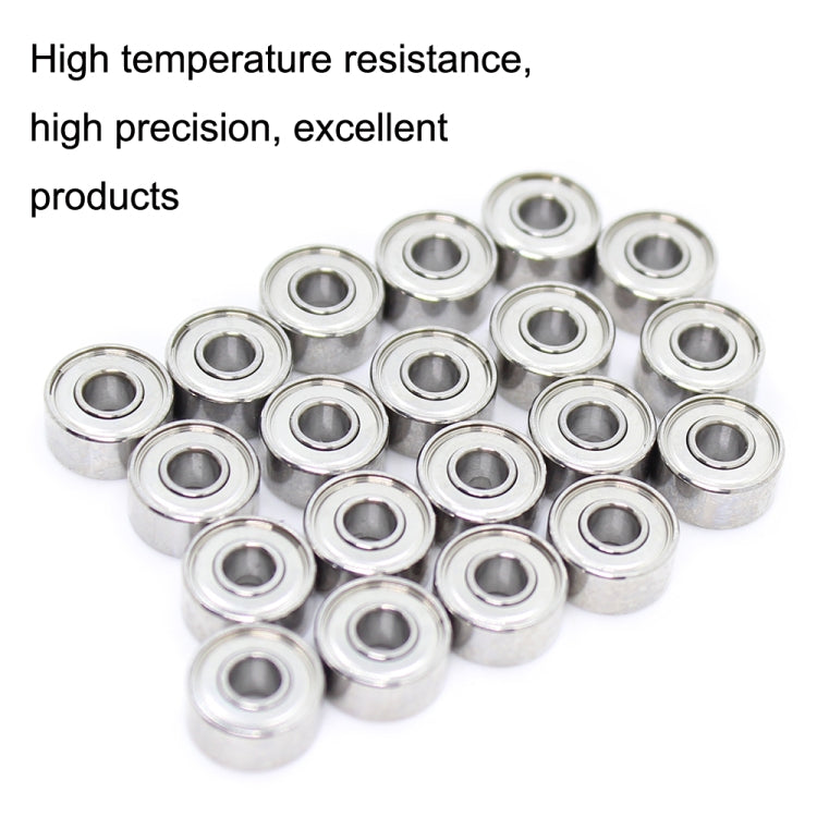 20pcs 3x8x4mm Miniature Bearing Money Dot Machine Motor Air Conditioning Fishing Gear Special Bearing, 693ZZ