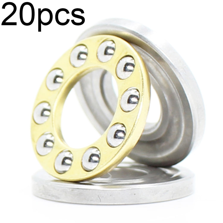 20pcs 3x8x3.5mm Plane Thrust Ball High-temperature Resistant and High-loading Bearings, F3-8M F3-8M