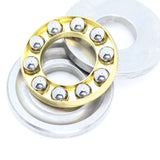 20pcs 3x8x3.5mm Plane Thrust Ball High-temperature Resistant and High-loading Bearings, F3-8M