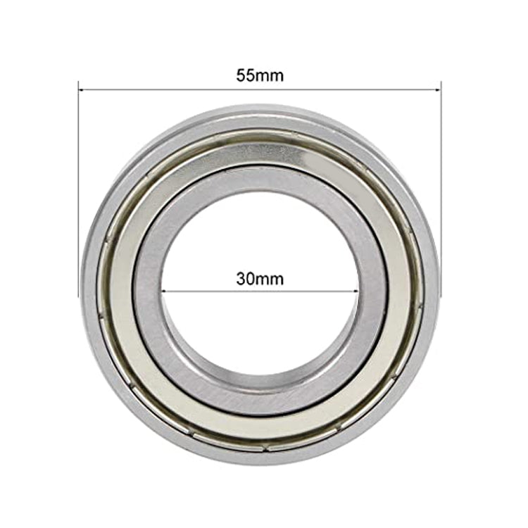 10pcs 30x55x13mm Deep Groove Ball Bearings For Grass Trimmer, 6006ZZ Bearing, S6006ZZ Bearing