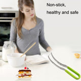 YG-WS03 Stainless Steel Watermelon Clip Easy Access Integrated Plastic Handle Cantaloupe Cut Fruit Cutting Device, Watermelon Clip