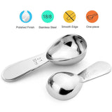 YG-MC12 304 Thickened Stainless Steel Coffee Spoon Scales Scaling Spoon, Small