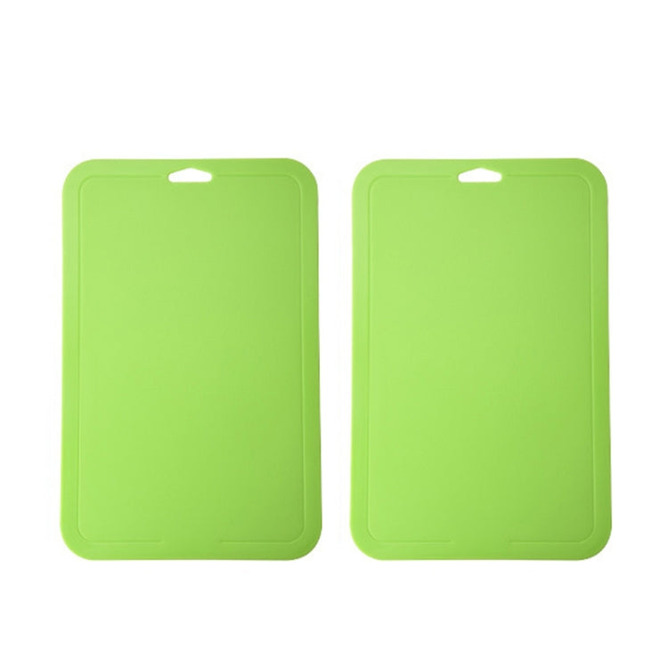 2pcs Baby Auxiliary Cutting Board Fruit and Vegetable Cutting Plastic Board, 2pcs Pink, 2pcs Blue, 2pcs Green 2pcs Green Green