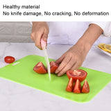 2pcs Baby Auxiliary Cutting Board Fruit and Vegetable Cutting Plastic Board, 2pcs Pink, 2pcs Blue, 2pcs Green