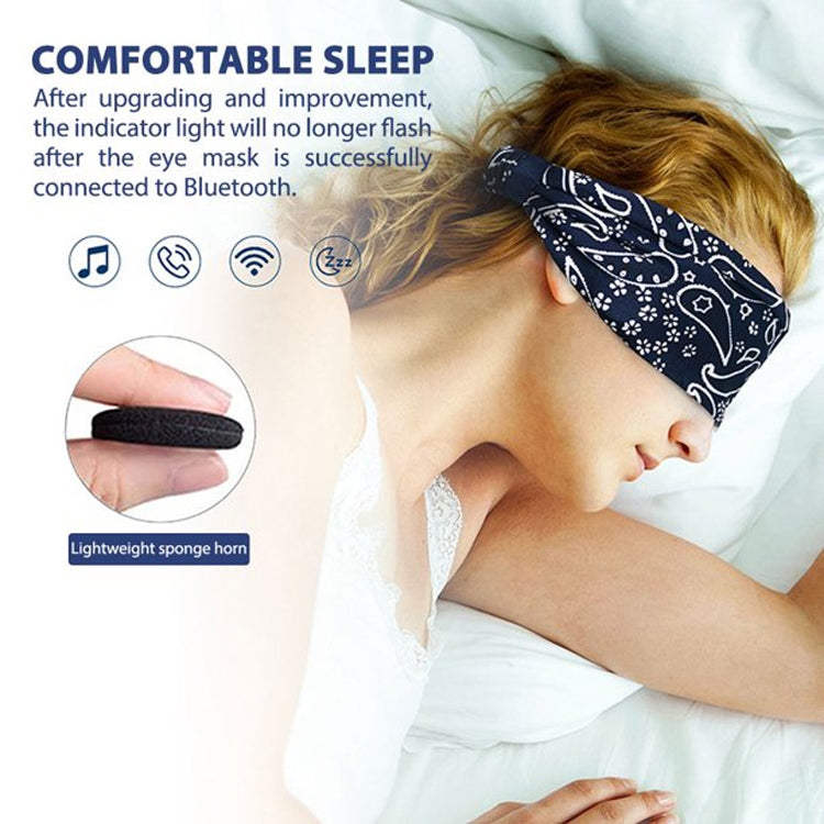 Sleep Headphones Wireless Headband for Training Yoga Running Sleeping Meditation, Wireless Headband Deep Blue