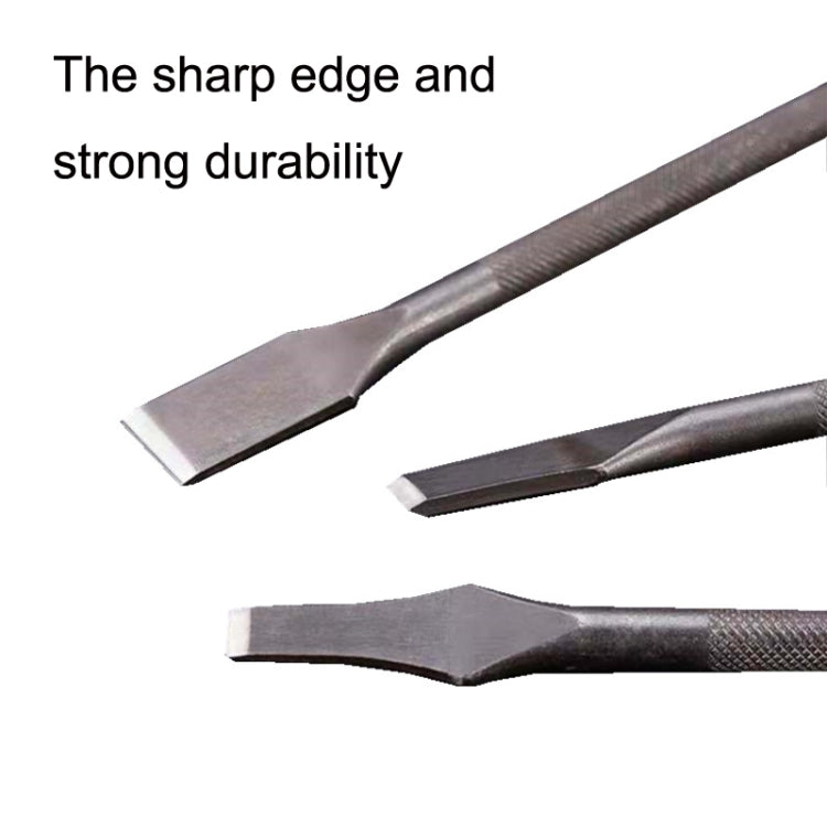 ER018 2pcs Card Position Cut Cowhide Leather Word Cut DIY Tool, Size: 3mm, 3mm, 5mm, 6mm, 8mm, 10mm, 12mm