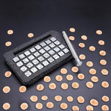 Leather English Punch Indian Style Printing Leather Carving Tools, ER058 32 In 1