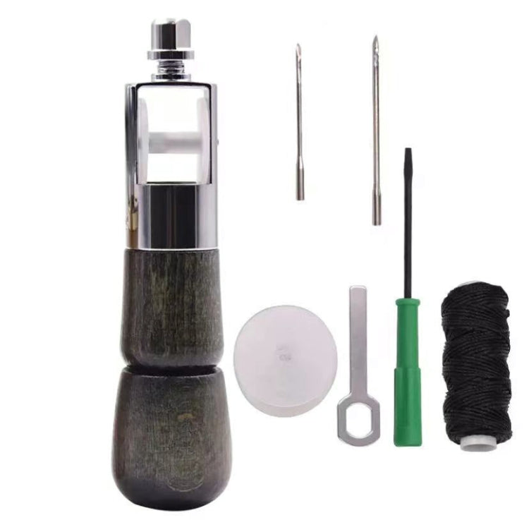 Leather Hand Seam Sewing Machine DIY Leather Carving Stitching Tool Device, A, B