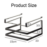 Double-layer Punch-free Kitchen Wall-Mounted Cutting Board Rack