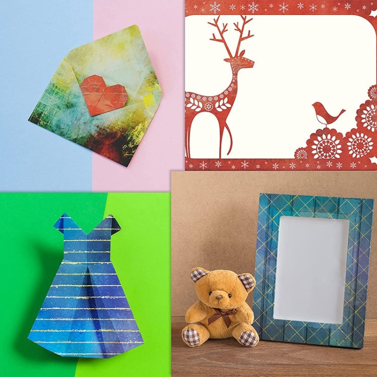 6 Inch 24 Sheets Scrapbooking Background Paper Art Handmade Crafts, Watercolor Starry Sky