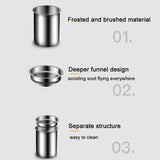 Stainless Steel Wall-mounted Ashtray Bathroom Multifunctional Ashtray Without Punching, Without Smoke Buckle, With Smoke Buckle