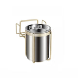 Stainless Steel Wall-mounted Ashtray Bathroom Multifunctional Ashtray Without Punching, Without Smoke Buckle, With Smoke Buckle