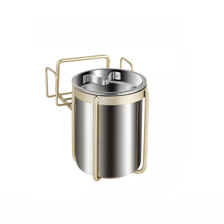 Stainless Steel Wall-mounted Ashtray Bathroom Multifunctional Ashtray Without Punching, Without Smoke Buckle, With Smoke Buckle